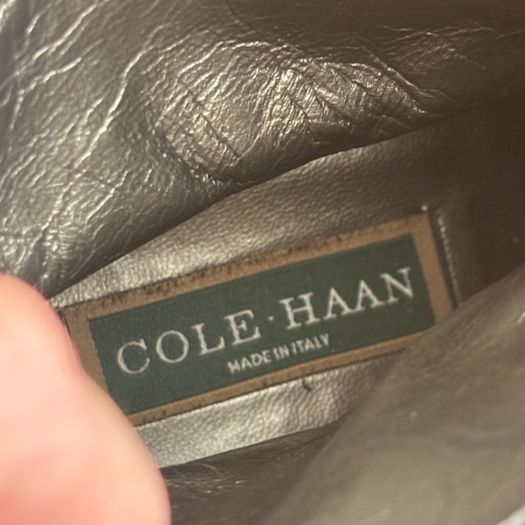 Women's Cole Haan size 10.5 Leather Boots Made in Italy - Picture 8 of 16